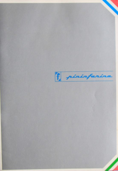 Fiat Pininfarina Modellprogramm 1982 Automobil-Pressemappe mit Fotos (10126)